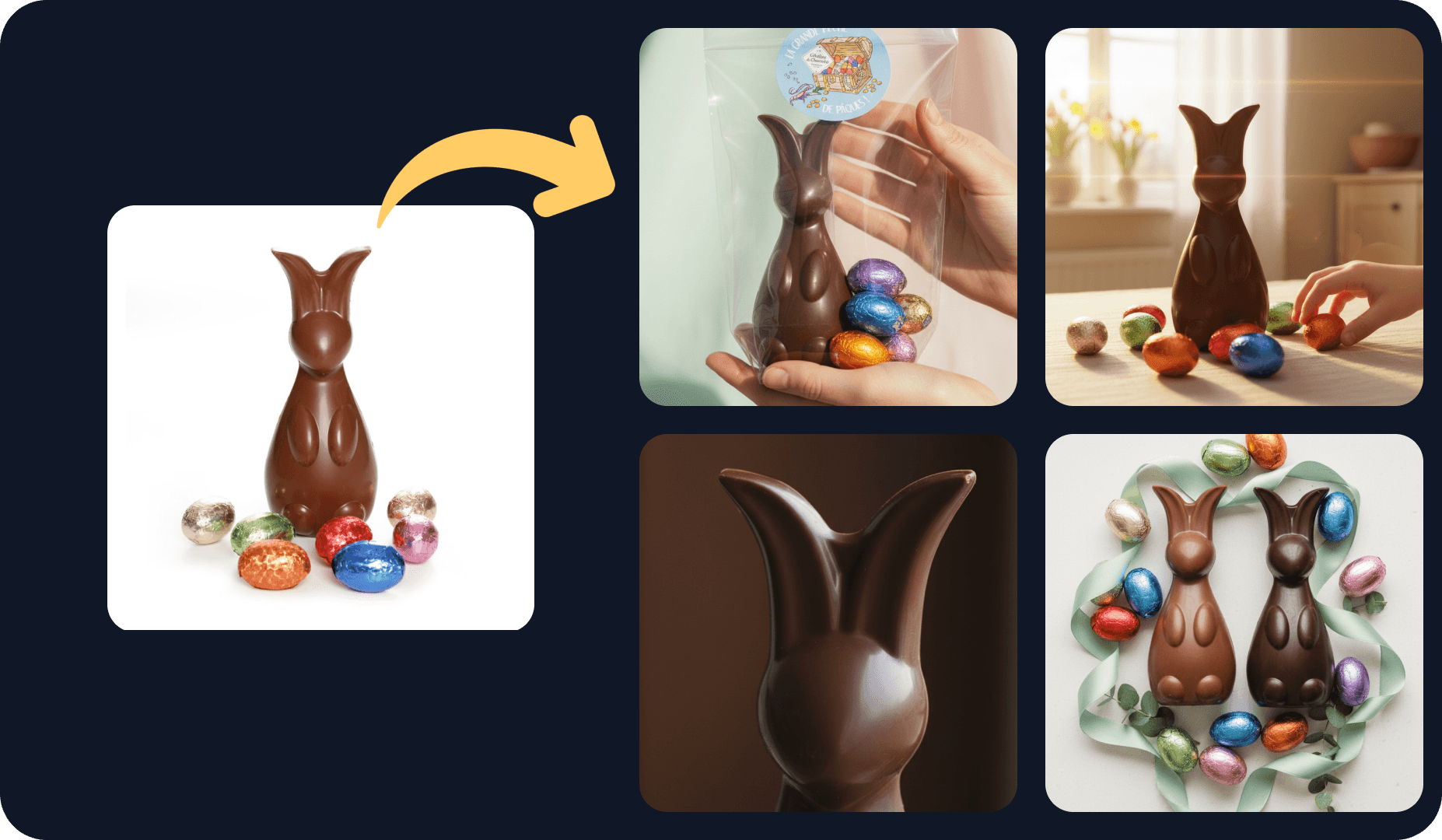 AI food product photo